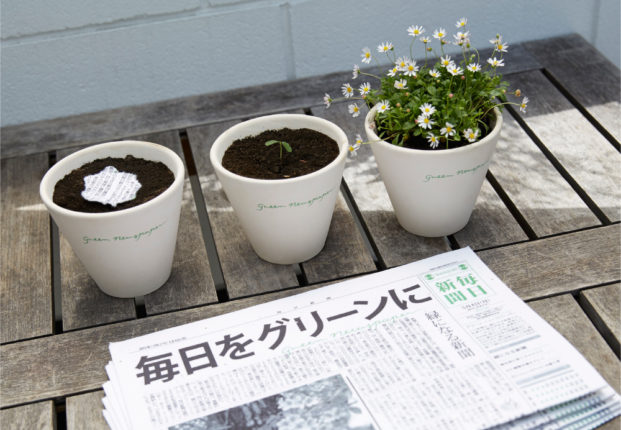 Japonya'da toprağa gömüldüğünde bitkiye dönüşen gazete